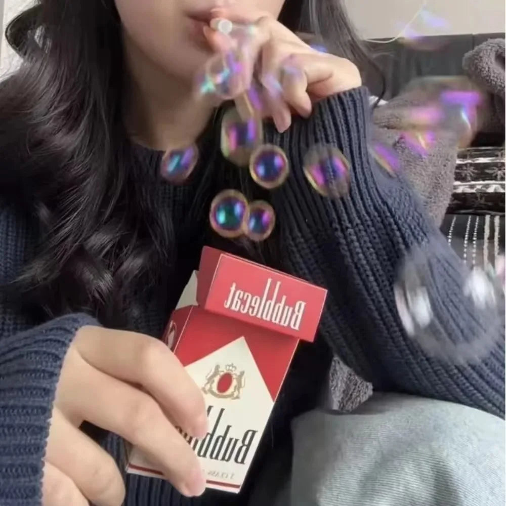Holiday Gifts Creative Plastic Bubble Cigarette Packs - Novelty Cigarette Accessories Fun Party Favors