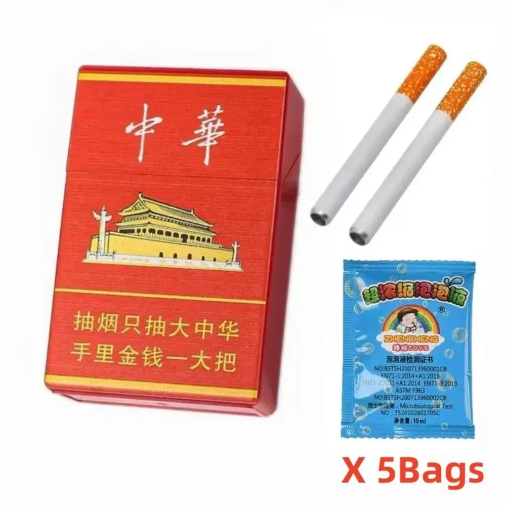 Holiday Gifts Creative Plastic Bubble Cigarette Packs - Novelty Cigarette Accessories Fun Party Favors