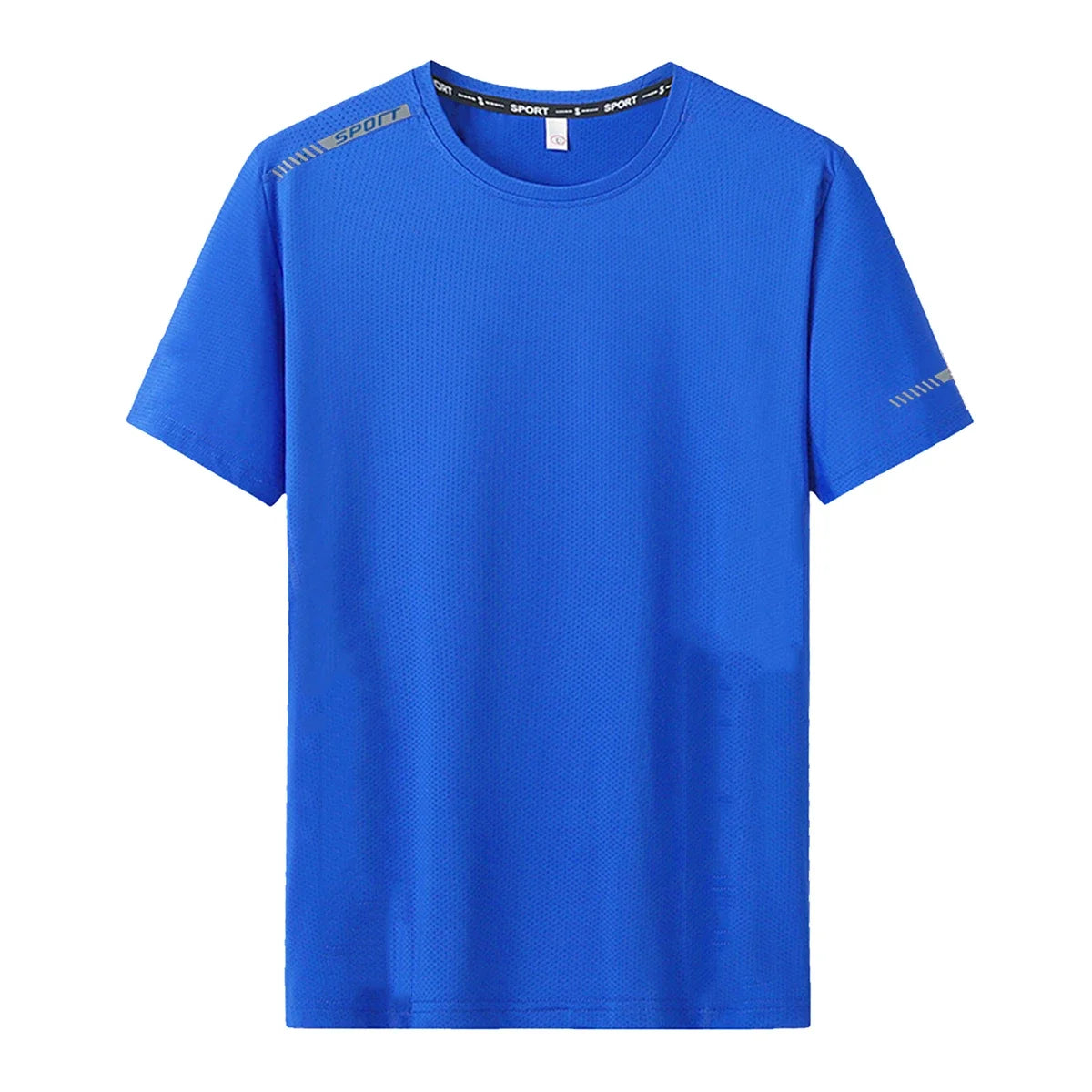 Plus Size 5XL 6XL 7XL Men's T-Shirts Quick Dry Short Sleeve Tees Gym Jerseys Fitness Trainer Running Top Sportswear Male Clothes