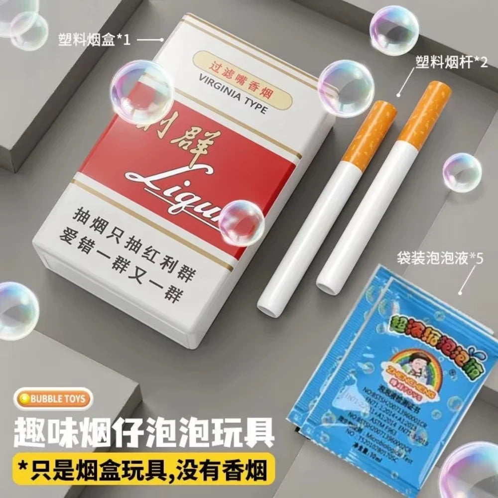 Holiday Gifts Creative Plastic Bubble Cigarette Packs - Novelty Cigarette Accessories Fun Party Favors