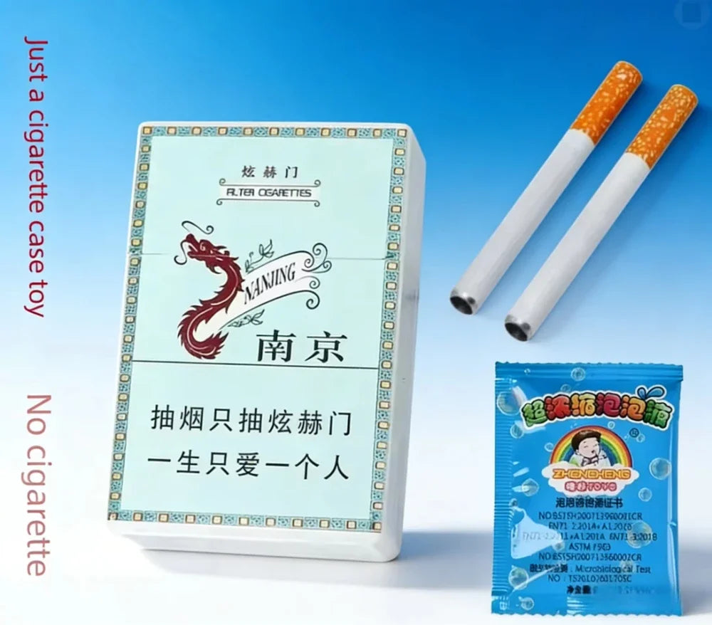 Holiday Gifts Creative Plastic Bubble Cigarette Packs - Novelty Cigarette Accessories Fun Party Favors