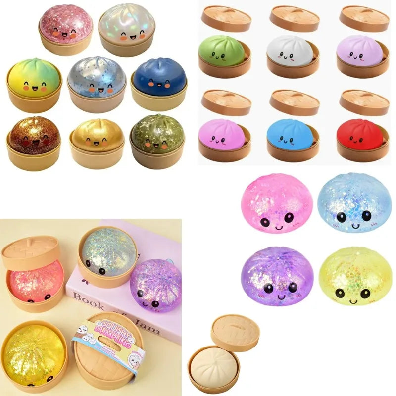 #@200+ Pcs Surprise Box Toys Novelty Stress Relief Assorted Squishy Figures Blind Box Fun Mystery Fidget Stress Relief Surprise