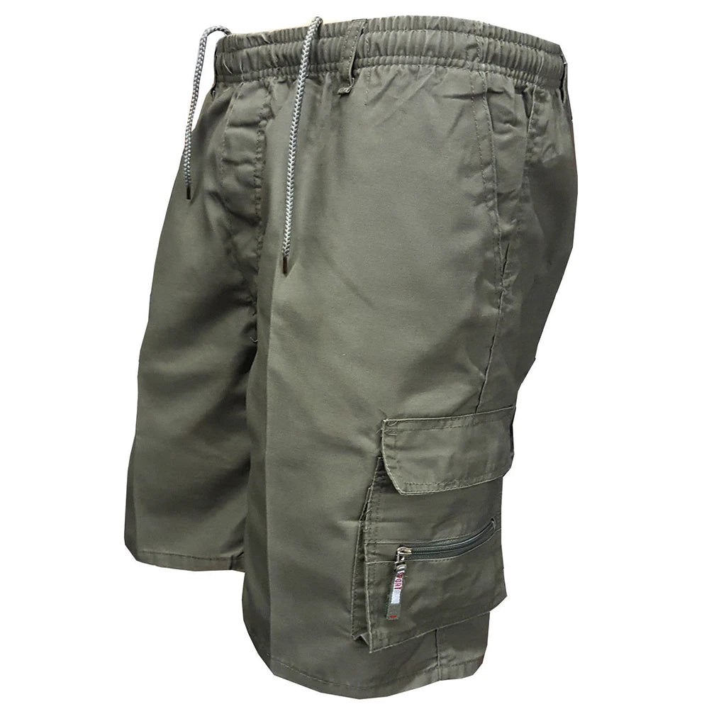 Men's Tactical Cargo Shorts Fashion Pocket Military Shorts Summer Camouflage Jogging Sports Casual Male Work Hiking Short Pants